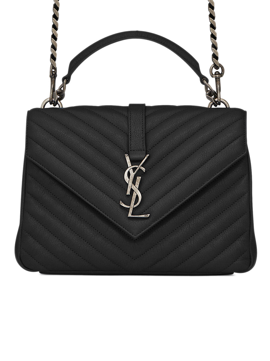 Saint Laurent College Medium In Matelasse Leather | Cosette